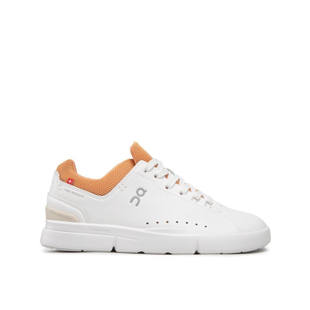 ON THE ROGER ADVANTAGE WOMAN WHITE COPPER SHOES