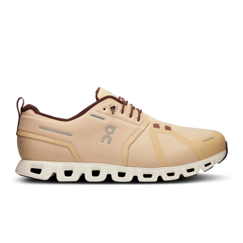 SCARPE ON CLOUD 5 WATERPROOF UOMO SAVANNAH IVORY