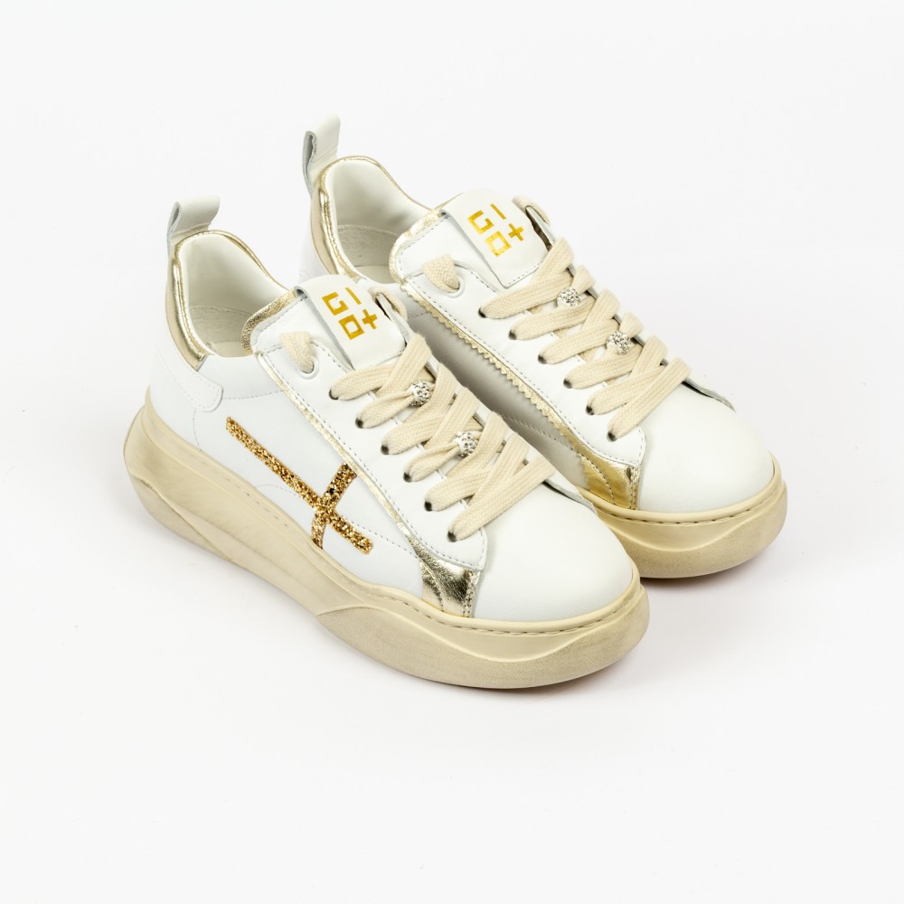 SCARPE GIO+ GIADA BIANCO ORO