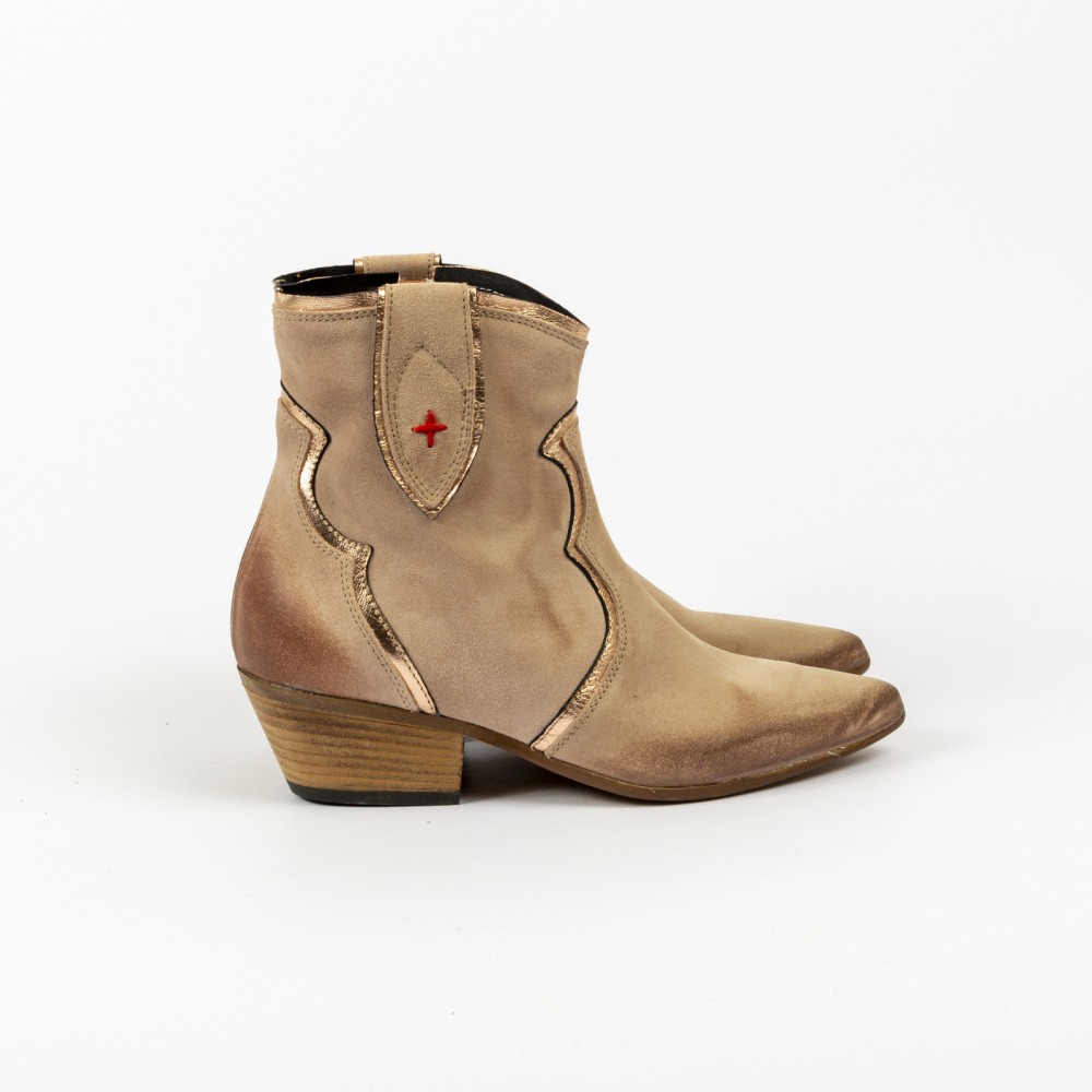 ANKLE BOOT GIO+ AURA SAHARA ROSE