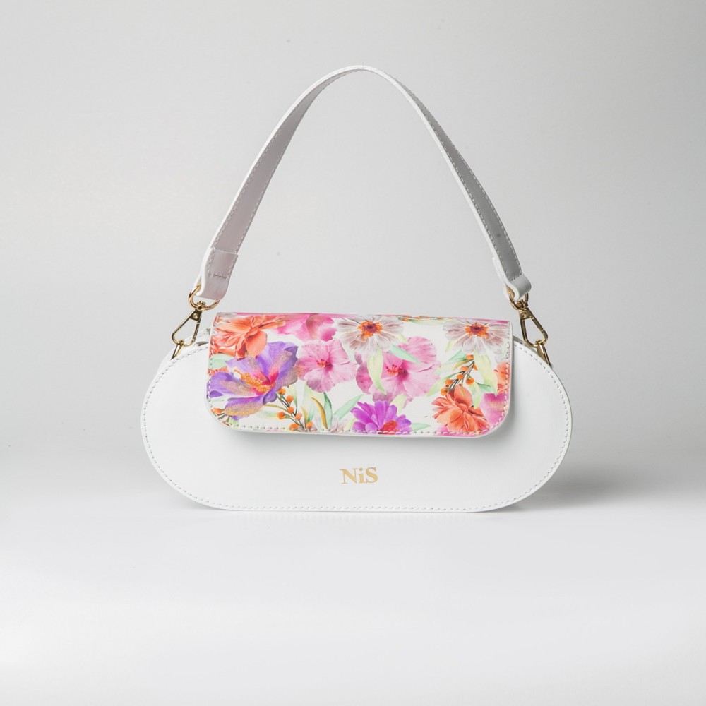 BAG NIS FLORA WHITE