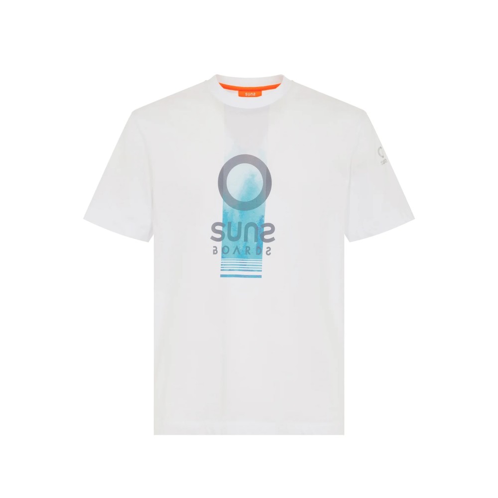 SUNS BOARDS PAOLO WAVE WHITE T-SHIRT