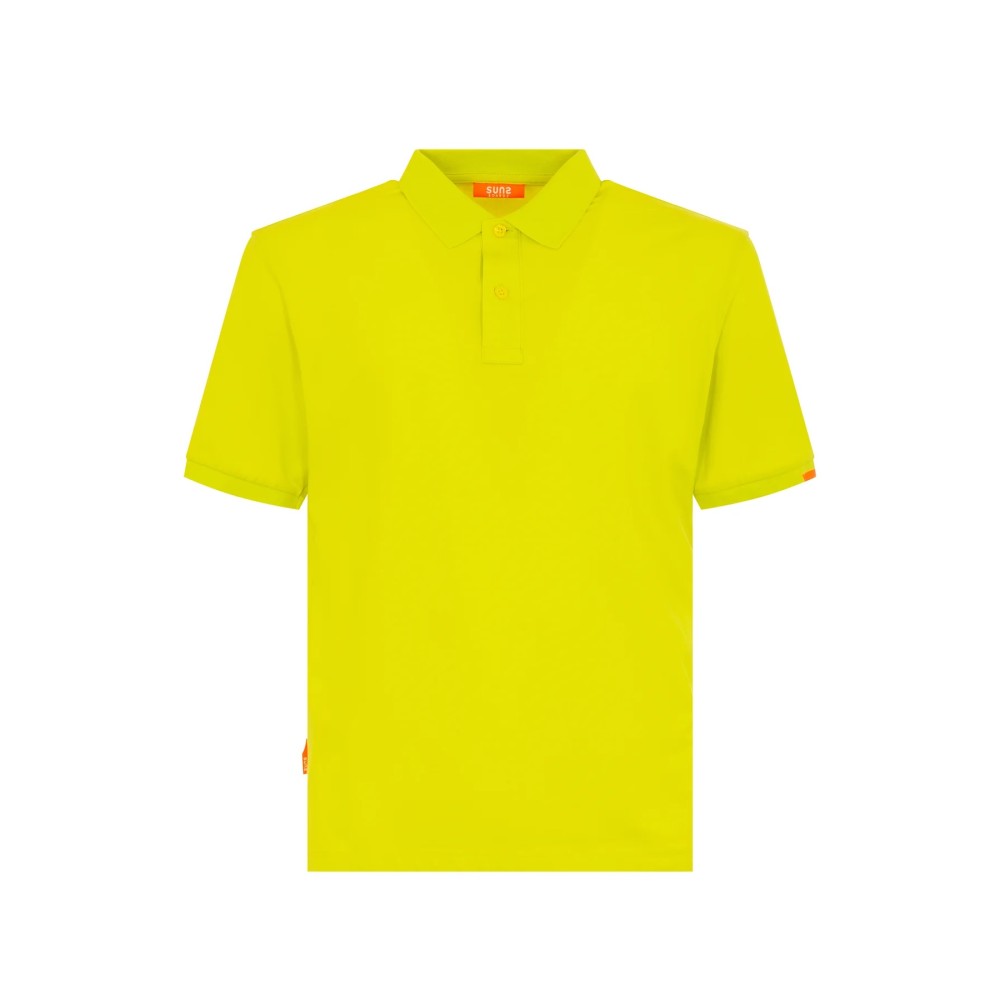 POLO SUNS FEDERICO BACK LIME COTONE ELASTICIZZATO