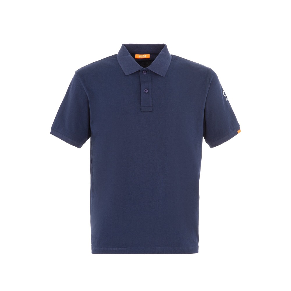 POLO SUNS FEDERICO BACK NAVY COTONE ELASTICIZZATO