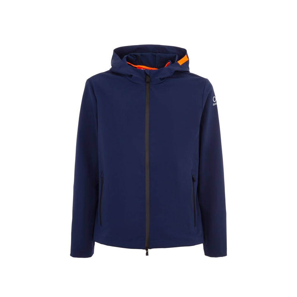 SUNS APPIO TAG MEN'S JACKET IN TECHNICAL COMFORT FABRIC NAVY