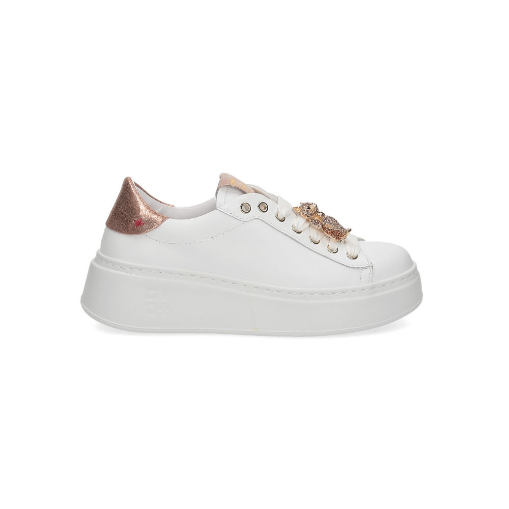 SNEAKERS GIO+ PIA WHITE PEACH GATTO