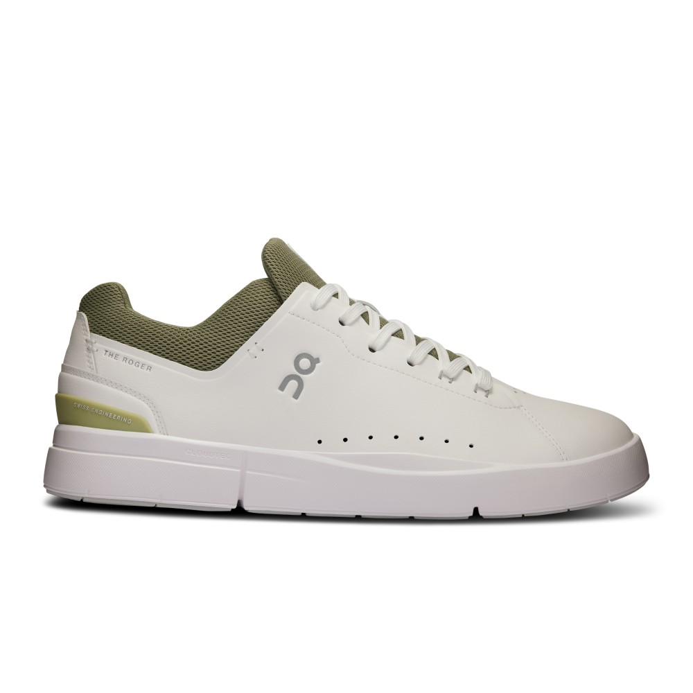 SCARPE ON THE ROGER ADVANTAGE UOMO WHITE OLIVE