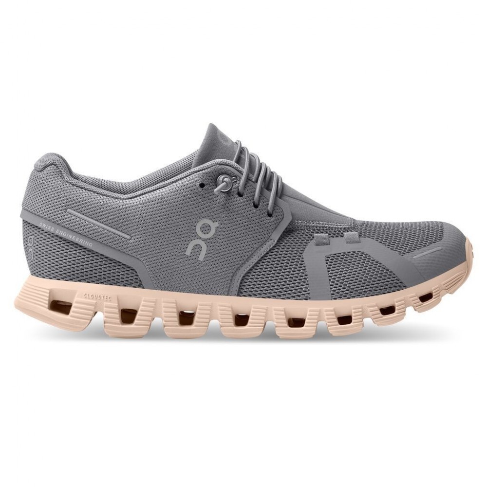 SCARPE ON CLOUD 5 DONNA ZINC SHELL