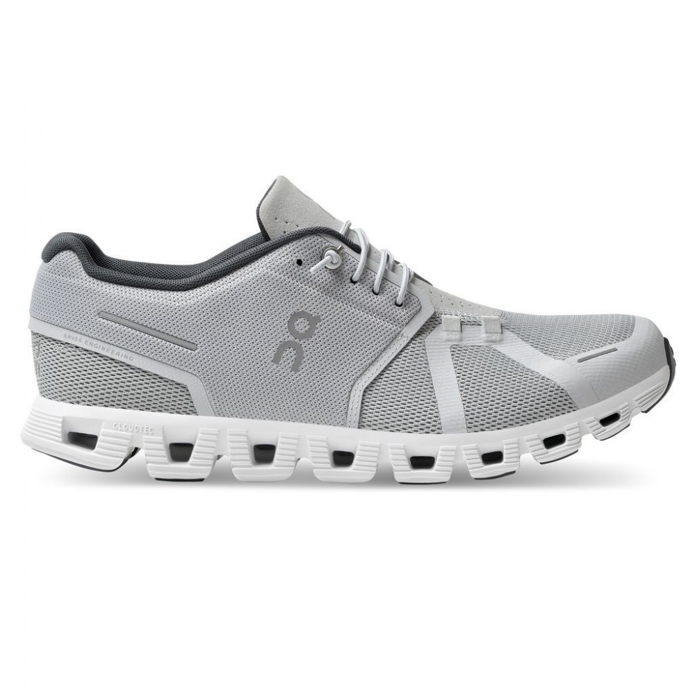 SCARPE ON CLOUD 5 UOMO GLACIER WHITE