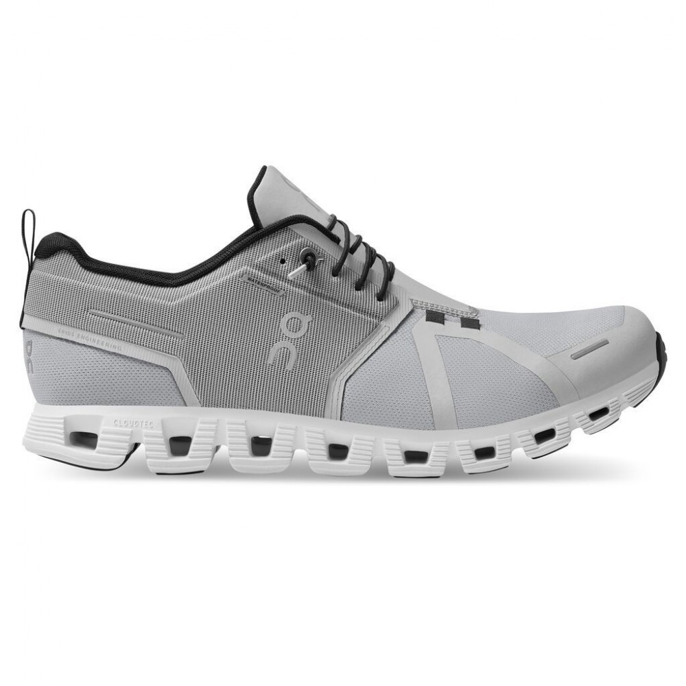 SCARPE ON CLOUD 5 WATERPROOF UOMO GLACIER WHITE